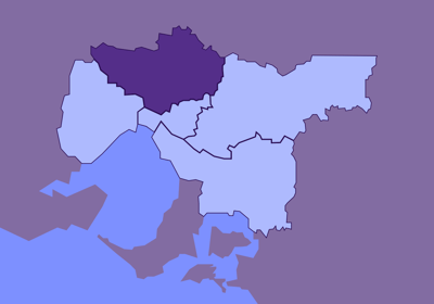 Melbourne Northern suburbs map